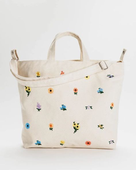 Baggu Duck Bag, Duck Tote, Duck Bag, Recycled Canvas, Everyday Tote, Duck Canvas, Embroidered Bag, Perfect Bag, Stylish Bag