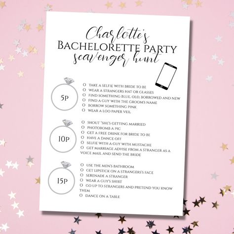 Scavenger Hunt Bachelorette Party, Bachelorette Party Scavenger Hunt, Bachelorette Card, Bachelorette Scavenger Hunt, Bachelorette Party Photo, Photo Scavenger Hunt, Hen Party Games, Bachelorette Party Supplies, Photo Games