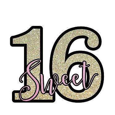 Promote | Redbubble 16 Birthday Ideas, Sweet 16 Birthday Ideas, Sweet 16 Shoes, Barbie Silhouette, Pink Sweet 16, 18th Birthday Decorations, Celebration Images, Cake Templates, Birthday Cake Topper Printable