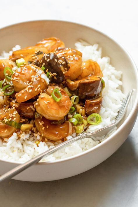 Mushroom Fried Rice, Shrimp Stuffed Mushrooms, Easy Stir Fry Recipes, Mushroom Stir Fry, Fried Mushrooms, Stir Fry Recipe, Fry Sauce, Scallop Recipes, Cooking White Rice