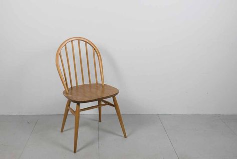 EBTD | Our Guide to New and Second Hand Ercol Dining Chairs – everythingbutthedog Coastal Boho Kitchen, Ercol Dining Chairs, Ercol Chair, Ercol Furniture, Windsor Dining Chairs, Windsor Chairs, Painted Dining Chairs, Coastal Boho, Glass Doors Interior