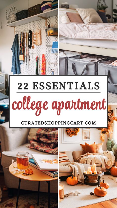 Moving into your first college apartment? Here are 22 key essentials to make your space feel like home. for college students looking to create a functional and stylish living area. First apartment essentials, dorm to apartment setup, apartment organization, small space solutions, college freshmen essentials, apartment must-haves, first apartment checklist, essential items for college, college student essentials, college apartment checklist, first college apartment essentials list. College Apartment Essentials, College Apartment Checklist, Apartment Essentials List, Apartment Essentials Checklist, First College Apartment, Apartment Must Haves, House Checklist, First Apartment Essentials, Room Checklist