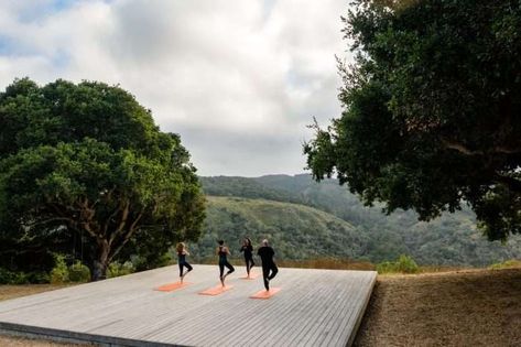 Gallery | Carmel Resort, Spa, Golf, Weddings | Carmel Valley Ranch Outdoor Yoga Platform, Yoga Results, Outdoor Yoga Space, Yoga Deck, Yoga Platform, Carmel Valley Ranch, Trx Suspension Training, Ranch Resort, Muscular Endurance