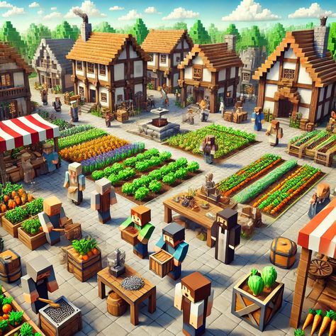 All Minecraft villager jobs explained (2024) Minecraft Plains Village, Minecraft Villager Jobs, Minecraft Villager, Minecraft Statues, Minecraft Village, All Minecraft, Minecraft Ideas, Village Houses, Minecraft Houses