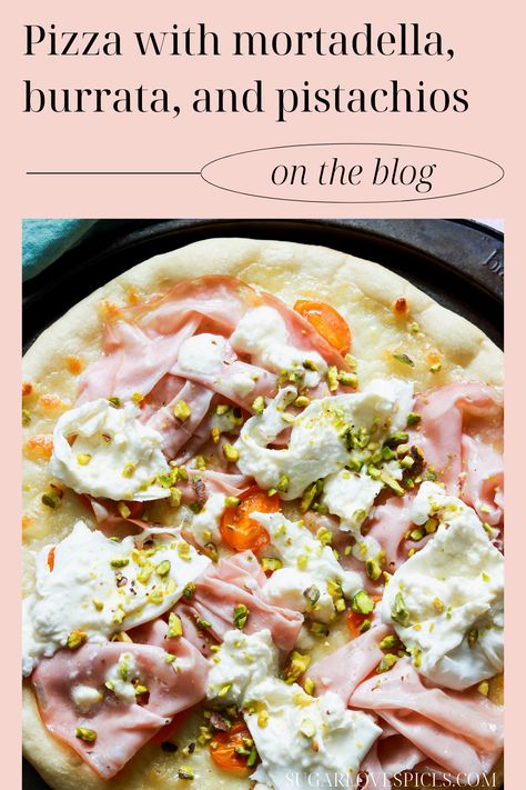 Mortadella Recipe, Wood Fired Oven Recipes, Burrata Pizza, Perfect Pizza Dough, Pizza Appetizers, Italian Recipes Easy, Simple Sandwiches, Flatbread Pizza, Healthy Comfort Food