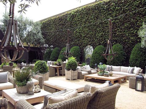 Restoration Hardware  - Garden Restoration Hardware Outdoor Furniture, Restoration Hardware Outdoor, Casas Coloniales, Plant Ideas, Backyard Spaces, Outdoor Inspirations, Backyard Makeover, Interior Garden, Plant Design