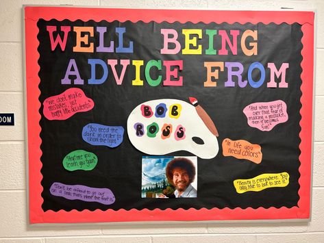 Life Skills Bulletin Board, Bob Ross Bulletin Board, Ra Board Ideas Ra Bulletins, Ra Travel Theme Bulletin Boards, March Ra Bulletin Boards, Ra Where Am I Board, Meet Your Ra Bulletin Board, Ra Bulletin Board Ideas, Friends Bulletin Board