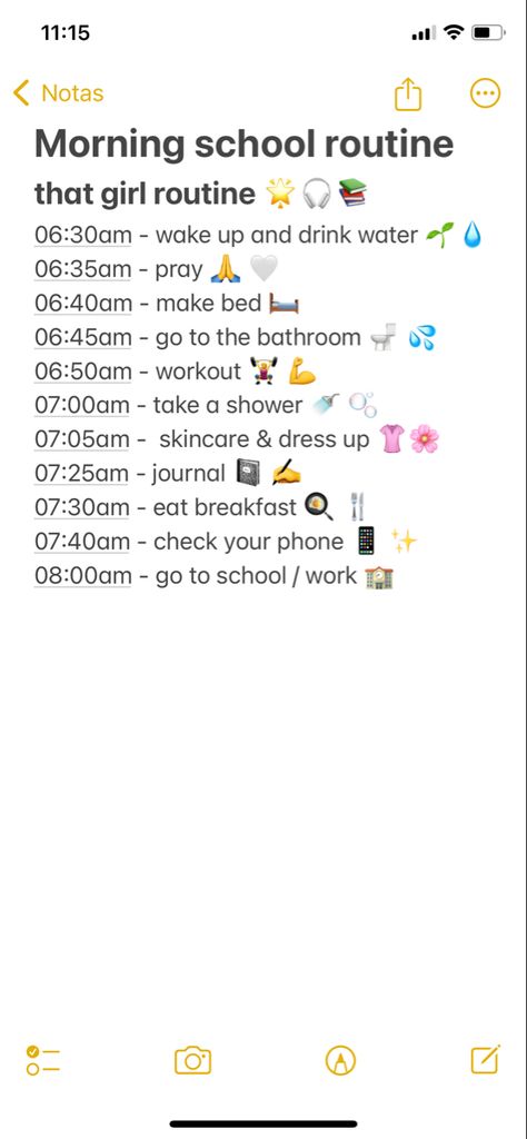 Good Apps For Iphone, Morning Routines List, Make Bed, Girl Morning Routine, Morning School, School Routine For Teens, Morning Routine School, School Timetable, School Morning