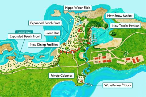 Norwegian Cruise Line | Great Stirrup Cay | took the long trail to the left past the beaches and discovered beautiful places not on this map Great Stirrup Cay Bahamas, Great Stirrup Cay, Norwegian Sky, Ncl Cruise, Group Trip, Honeymoon Cruise, Western Caribbean, Bahamas Cruise, Cruise Liner