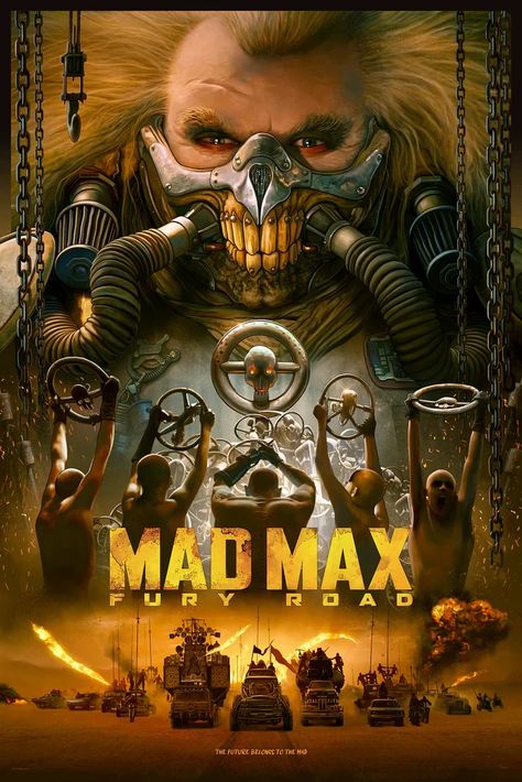 Mad Max: Fury Road (2015) Mad Max Fury, Mad Max Fury Road, Fury Road, Mad Max, Movie Poster, Road, Art