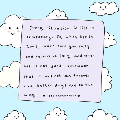 self care express 🌈✨🌤 on Instagram: “Happy Monday😁 —Follow @selfcarexpress for more🧸☀️☺️❤️ . . . . #motivational #motivation #motivationalquotes #inspiration #quotes…” Cheer Up Quotes, Widget Board, Happy Quotes Smile, Cute Text Quotes, Cutie Quote, Growth Mindset Quotes, Inspo Quotes, Cute Inspirational Quotes, Important Quotes