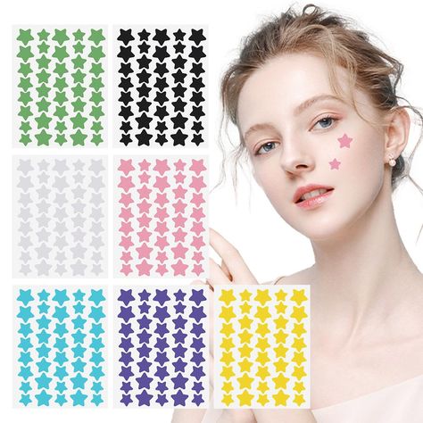 Star Pimple Patches, Covering Acne, Acne Pimple Patch, Pimple Patches, Pimple Patch, Diy Music, Cover Stickers, Acne Removal, Facial Cleaning