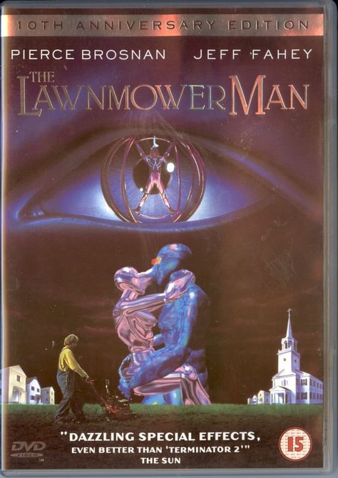 "The Lawnmower Man" - Prism (UK), 2002 Jenny Wright, The Lawnmower Man, Jeff Fahey, Dean Norris, Dvd Collection, Movie Info, Classic Sci Fi, Best Horror Movies, Psychic Powers