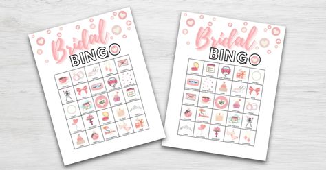 Bridal Bingo Printable Shower Game Bingo Printable Free, Wedding Bingo, Bingo Dauber, Bridal Bingo, Bingo Printable, Calling Card, Bridal Shower Game, Lgbtq Wedding, Interactive Game