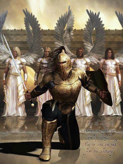 Psalm 20:1, 2 Woord Van God, Spiritual Warrior, Angel Warrior, Prophetic Art, Warrior Quotes, Biblical Art, Jesus Christus, Armor Of God, Prayer Warrior