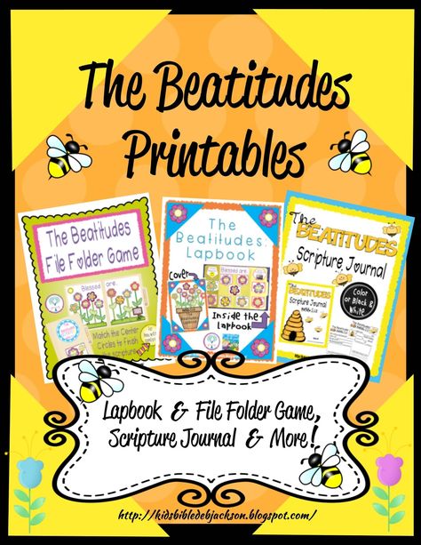 The Beatitudes Printables (more not shown) Beatitudes For Preschoolers, Beatitudes Craft For Preschool, Beatitudes Game, Beatitudes Matching Game, Beatitudes For Kids, Sunday School Kids, Christian Education, Childrens Bible, Sunday School Activities