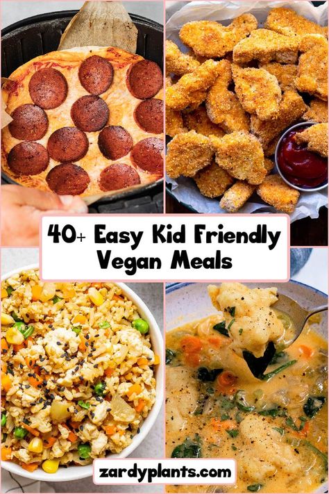 Kid Friendly Vegetarian Dinners, Vegetarian Kids Meals, Kid Friendly Vegan Meals, Kid Friendly Vegetarian Recipes, Kid Friendly Meals Dinner, Plant Based Meals, Vegetarian Kids, Recipes Using Bananas, Cooking Vegan