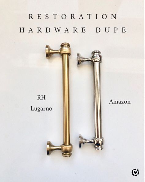 Restoration Hardware cabinet hardware Lugarno dupe from Amazon!  Cabinet Hardware, cabinet pull, brass hardware, chrome hardware, nickel hardware, pulls, Amazon finds, budget finds, kitchen hardware, home decor, deal finder, dupe, home decor   Restoration Hardware cabinet hardware Lugarno dupe from Amazon!  Cabinet Hardware, cabinet pull, brass hardware, chrome hardware, nickel hardware, pulls, Amazon finds, budget finds, kitchen hardware, home decor, deal finder, dupe, home decor    http://like Cream Kitchen Cabinets With Brass Hardware, Amazon Kitchen Cabinet Pulls, Polished Brass Cabinet Pulls, Gold And Silver Cabinet Hardware, Drawer Pulls Size Guide, Library Table Bathroom Vanity, Restoration Hardware Pulls, No Hardware Cabinets, Amazon Cabinet Pulls