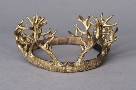 Game of Thrones crown - deer antlers... so maybe house of baratheon? Baratheon Crown, Renly Baratheon, Antler Crown, Tiaras And Crowns, Diy Canvas, Larp, The Crown, Antlers, The Middle