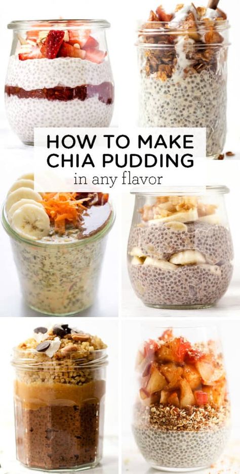 Best Chia Pudding Recipe, Recipes With Bacon, What Is Healthy Food, Healthy Foods To Make, Pudding Flavors, Healthy Food Habits, Chia Seed Recipes, Healthy Food Menu, French Twists