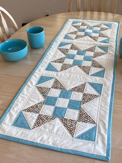 Table Runner Sizes Chart, January Table Runner Free Pattern, January Table Runner, Spring Table Runner Pattern Free, Quilt Table Runners Patterns Free, Bed Runner Quilt Patterns, Simple Table Runner Pattern, Quilt Table Runner Patterns Free, Half Square Triangle Table Runner