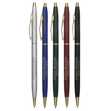 Check out this customizable product from http://www.totallypromotional.com/pens/metal-pens.html Metal Writing, Business Pens, Silver Pen, Pen Pen, Hotel Logo, Gold Pen, Highlighter Pen, Professional Office, Metal Pen