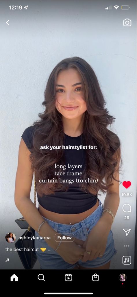 Refreshing Haircut For Long Hair, Long Hair With Shaping Round Face, Types Of Long Haircuts For Women, Face Framing Layers Long Hair Blowout, Haircuts To Ask For Long Hair, Long Layers With Curtain Bangs To Chin, Long Curtain Bangs Round Face Layers, Layer Haircut With Face Framing, King Hair With Layers