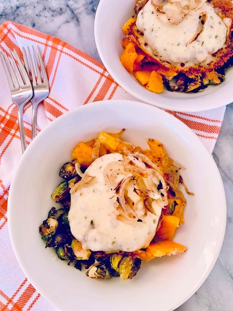 Turkey Burger Bowls, Turkey Burger Bowl, Burger Bowl, Burger Bowls, Turkey Patties, Roasted Squash, Live Love Laugh, Turkey Burger, Turkey Dinner