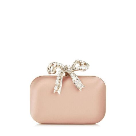 Jimmy Choo CLOUD Satin Clutch, Saint Kitts And Nevis, Womens Designer Bags, Jimmy Choo Bag, Bags Luxury, Ballet Pink, Bon Bon, Designer Shoulder Bags, St Kitts