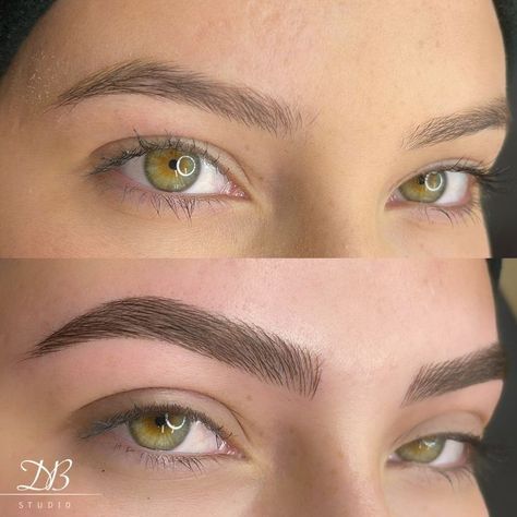 Ombre Eyebrows, Eyeshadow Styles, Eyeliner Techniques, Bentuk Alis, Brow Threading, Permanent Makeup Eyebrows, Makeup Artist Tips, Beauty Routine Tips, Flawless Makeup Application