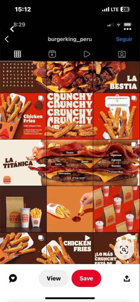 Burger Instagram Post Ideas, Burger Restaurant Design Ideas, Food Branding Social Media, Food Brand Instagram Feed Ideas, Burger Marketing Ideas, Burger Restaurant Instagram Feed, Food Branding Instagram, Instagram Feed Food Ideas, Fries Poster Design