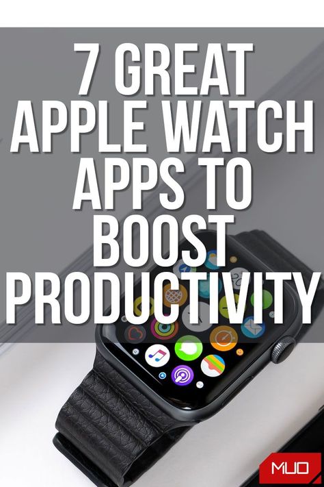 MakeUseOf — Technology, Simplified — Whether you’re an Apple Watch owner or are thinking about making the purchase, chances are that you want the Apple Watch to improve your daily workflow and routine. With the explosion of apps in the Watch App Store, your wearable productivity options have never been greater. #Apple #AppleWatch #Watch #watchOS #Smartwatch #Apps #Productivity #Apple Apple Watch Must Have Apps, Apple Watch Productivity, Apps For Apple Watch, Watch Hacks, Computer Organization, Best Apple Watch Apps, Apple Watch Hacks, Apple Watch Features, Iphone Information