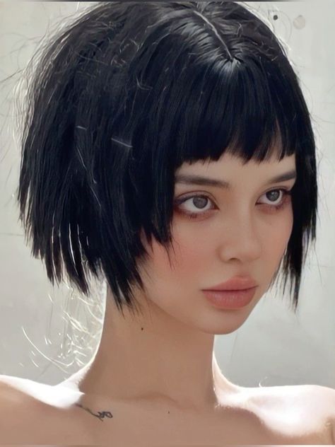 얼굴 드로잉, Face Drawing Reference, Unique Faces, Face Photography, Aesthetic People, Girl Short Hair, Hair Reference, Portrait Inspiration, Best Hairstyles