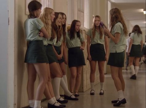 puberty blues Puberty Blues, Boarding School Aesthetic, British College, Tight Skirts, Sixth Form, Further Education, Catholic School, School Aesthetic, Rory Gilmore