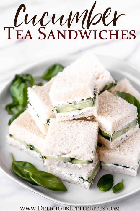 Indian Cucumber Sandwiches, Simple Cucumber Sandwiches, Tea Sandwiches Cucumber, Cucumber Sandwich Recipe, Cucumber Tea Sandwich Recipe, Yea Party Food, Best Cucumber Sandwiches, Cucumber Tea Sandwich, Easy Cucumber Sandwiches