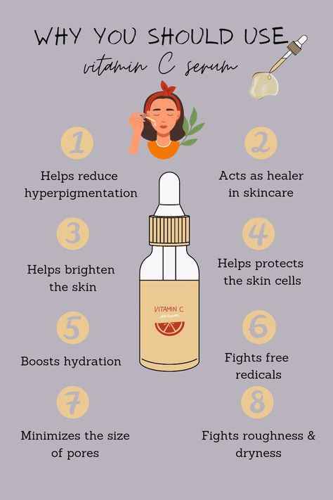 Benefits Of Retinol For Skin, Vitamin C Products, Vitamin C Serum Benefits, Serum For Dark Spots, Vit C Serum, Foods For Clear Skin, Skin Advice, Skin Care Guide, Serious Skin Care