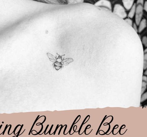 Bubble Bee Tattoos, Bee Tattoo Shoulder, Bee Tattoos, Bubble Bee, Tattoo Shoulder, Flower Tattoo Shoulder, Bee Tattoo, Tattoo Inspo, Shoulder Tattoo