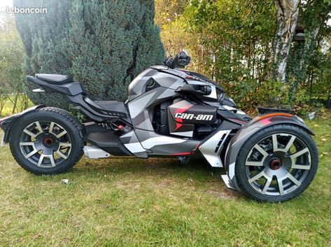 Can Am Ryker 900 Custom, Can Am Ryker 900, Can Am Ryker, Can Am Spyder, Reverse Trike, Trike Motorcycle, Bike Pics, Atv Quad, Atv Quads