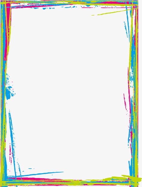 Colour Border Design, School Border, Free Png Files, Moonlight Photography, Wedding Card Frames, Frame Image, Colorful Borders Design, Vector Border, Colorful Borders