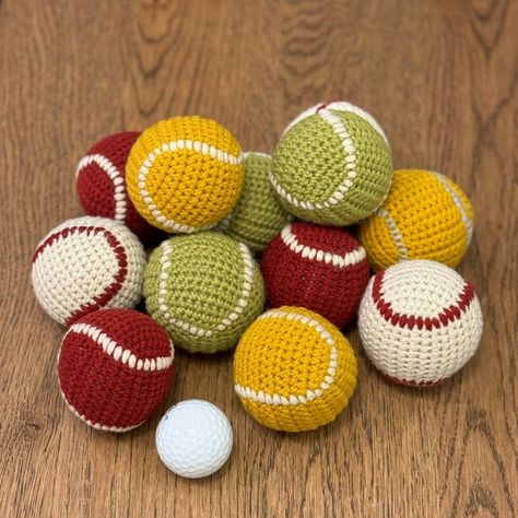 🎾 Crochet your own tennis ball with this beginner-friendly pattern! Fun, easy, and perfect for sports decor or gifting. Instant PDF download! 🧶 #CrochetPatterns #TennisBall #DIY #Handmade Crochet Tennis Ball, Detailed Crochet, Baseball Tips, Crochet Ball, Crochet Christmas Gifts, Baseball Ball, Baseball Balls, Sports Decorations, Sports Balls