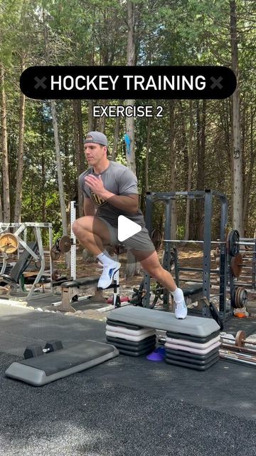 Mack Little on Instagram: "✖️Hockey Training✖️

Single leg training block for hockey players 

This was a block from my training day 🤙🏻

Exercise 1- Heavy Bulgarian lunge 
Exercise 2- Lateral step to knee drive 
Exercise 3- Alternating KB SL DL 
Exercise 4- Split lunge jump on riser to skater 

Add this block to your next athletic training day 

Can’t beat this outdoor set up @tonygrecotg 

#hockeytraining #hockeyplayer #canadahockey #usahockey #hockeyslovakia #russiahockey #eurohockey #athletictraining #athlete" Hockey Shot, Lunge Workout, Canada Hockey, Hockey Training, Usa Hockey, Leg Training, Outdoor Set, Athletic Training, Training Day