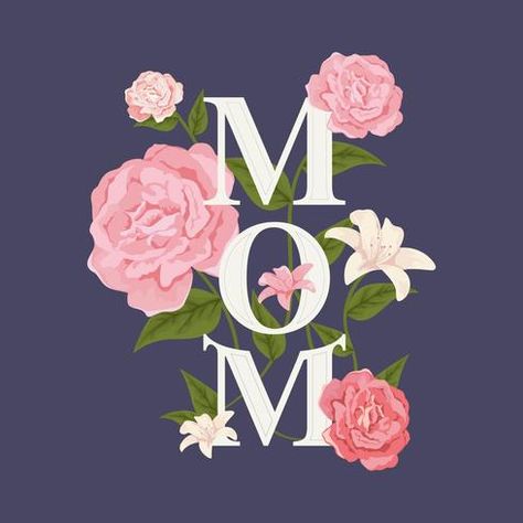 Happy Mothers Day Calligraphy, Mom Typography, Mothers Day Text, Paper Flowers Backdrop, Flowers Backdrop, Mothers Day Poster, Happy Mother's Day Greetings, Mother Day Wishes, Holiday Lettering