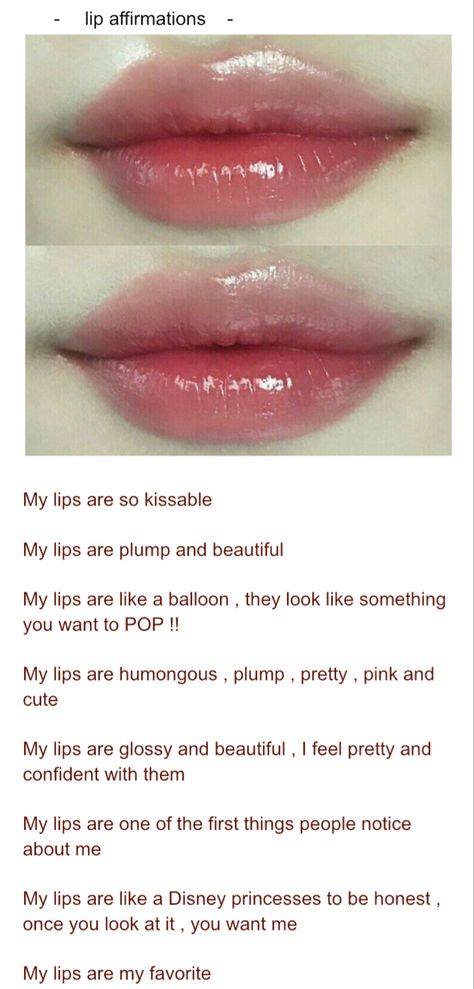 Bigger Lips Affirmations, Pink Lips Affirmations, Lip Subliminal Results, Slim Nose Affirmations, Lip Affirmations, Big Lips Affirmations, Clear Skin Subliminal Results, Beauty Subliminal Affirmations, Lips Affirmations