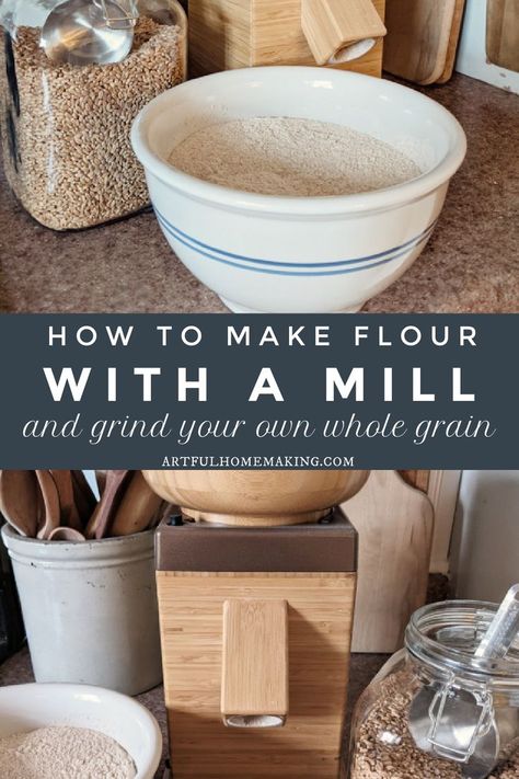 Ancient Grain Bread Recipe, Make Your Own Flour, Ancient Grains Bread, Make Flour, Weston Price, How To Make Flour, Whole Grain Flour, Grain Mill, Gluten Free Recipes Bread