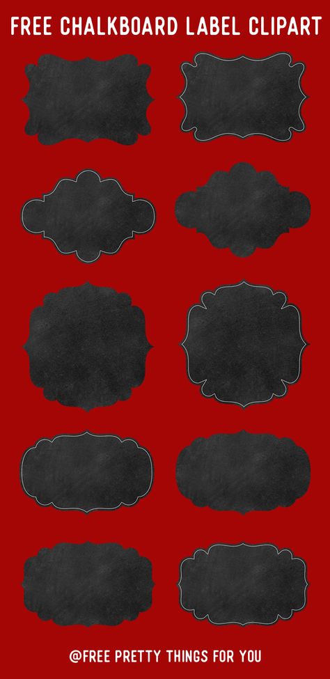 Free Chalkboard Label Clipart Free Printable Chalkboard Labels, Large Chalkboard, Digital Paper Free, Buy Stickers, Free Vintage Printables, Chalkboard Labels, Mattress Cleaning, Diy Chalkboard, Free Digital Scrapbooking