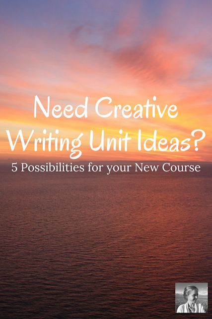 Teaching a new creative writing course or unit can be intimidating. You need plenty of ideas for activities and inspiration for prompts. In this post, I share five ideas for creative writing units you can use with your middle or high school students. Writing Prompts Elementary School, Creative Writing For Kids, English Creative Writing, Creative Writing Lesson, Fun Writing Activities, Teaching Creative Writing, Writing Course, Creative Writing Course, Creative Writing Activities