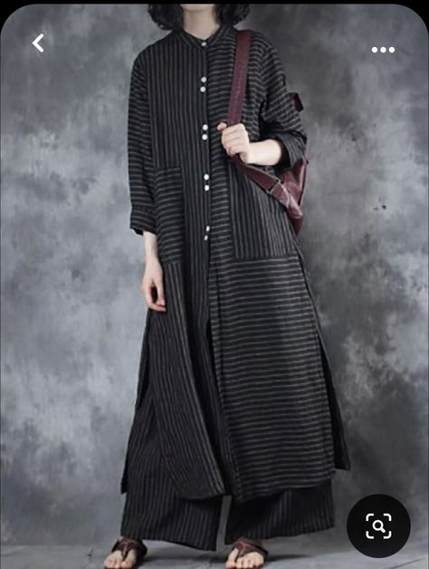 Hijab Stile, Dress Pants Outfits, Casual Wide Leg Pants, Mode Casual, Long Dress Casual, Kurta Designs, Indian Designer Wear, Womens Dress Pants, Long Shirt