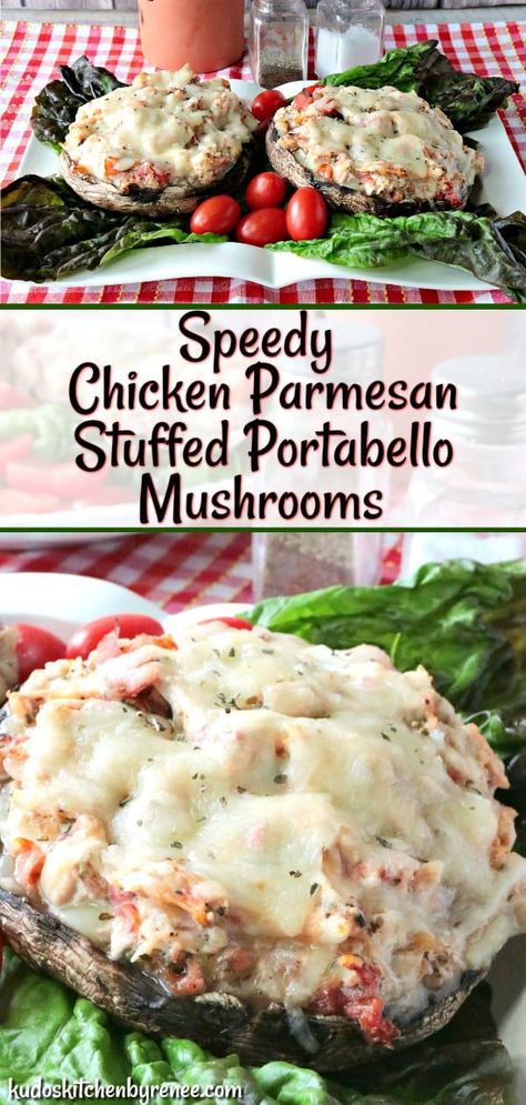 Stuffed Veggies, Keto Chicken Parmesan, Portabello Mushrooms, Portabella Mushrooms Recipes, Potatoes Mushrooms, Stuffed Portobello Mushrooms, Portobello Mushroom Recipes, Mushrooms Recipes, Portabella Mushrooms