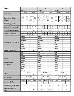 Pre K Assessment Forms Free, Daycare Report, Prek Assessment, Preschool Portfolio, Kindergarten Assessment, Preschool Assessment, Preschool Prep, Kindergarten Readiness, Assessment Tools