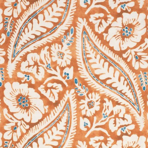 Curtain Fabric | Designer Fabrics | F&P Interiors How To Paint Paisley Pattern, Indian Fabric Patterns, Vintage Block Print, Fabric Design Textile, Textile Patterns Design Fashion Texture, Fabric Prints Design Textiles, Cute Fabric Prints, Prints For Fabrics, Printed Fabric Texture